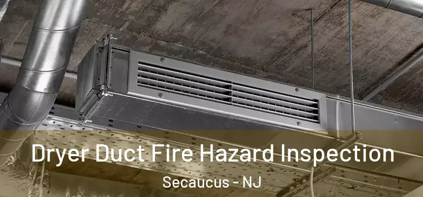  Dryer Duct Fire Hazard Inspection Secaucus - NJ